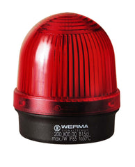 Werma Permanent beacon, red, 12 - 240VAC/DC, 57 x 66mm