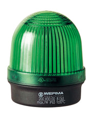 Werma Permanent beacon, green, 12 - 230VAC/DC, 57 x 66mm