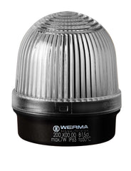 Werma Permanent beacon, clear, 12 - 230VAC/DC, 57 x 66mm