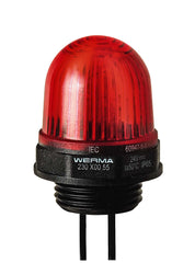 Werma LED Permanent beacon, red, 230VAC, 29x 154mm