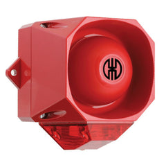 Werma Sounder, flash, wall mount, red, 32 tones, IP66, 9 - 60VDC