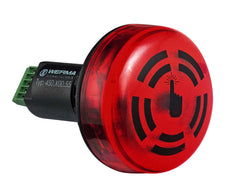 Werma LED Permanent buzzer, continuous, red, 24VDC