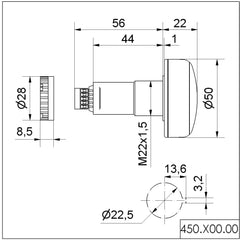 Werma LED Permanent buzzer, continuous, red, 24VDC