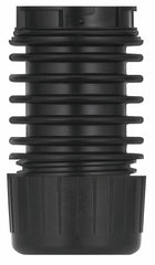 Werma Adapter for tube mounting, black, 40 x 80mm