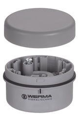 Werma Terminal element for base mounting, grey, 12-230VAC/DC