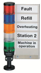 Werma Indication board, complete, white, 160 x 343mm