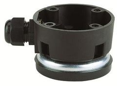Werma Contact box with magnetic base, black, Ø 70mm