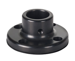 Werma Base for tube, black, Ø 70mm, (H) 31mm