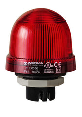 Werma Permanent beacon, red, 12 - 230VAC/DC, 75 x 97mm