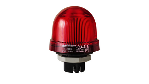 Werma LED Permanent beacon, red, 24VAC/DC, 75 x 97mm