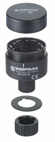 Werma Terminal element, black, 12-230VAC/DC