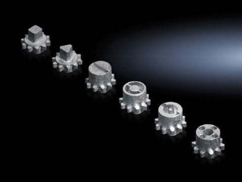 Rittal VX Lock insert, type G, die-cast zinc, 3mm double-bit Rittal