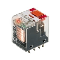 Weidmuller Relay, plug-in, transparent, 4 CO, 115VAC, 6A Weidmuller