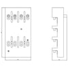 Siemens Sentron Device adapter MCCB, 4-pole, 250A