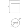 Siemens Buzzer element, black, continuous/pulsating, 85dB