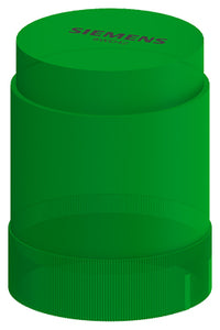 Siemens Continuous light element, integrated LED, green, 24VADC