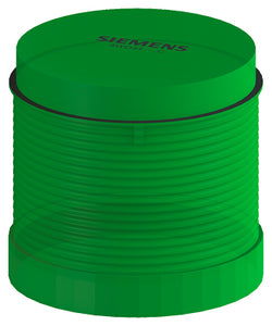 Siemens Continuous light element, green, 12 - 230VAC/DC, Ø 70mm