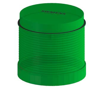 Siemens Continuous light element, LED, green, 24VAC/DC, 70mm