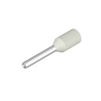 Weidmuller Wire-end ferrule, insulated, white, 8mm