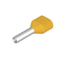 Weidmuller Insulated bootlace ferrule, yellow, 1mm