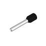 Weidmuller Insulated bootlace ferrule, black, 1.5mm