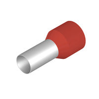 Weidmuller Wire-end ferrule, insulated, red, 16mm