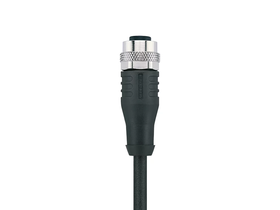 Sensopart L8FS-5m-G-PUR M12 cable, 8-pin, straight, shielded, 5m