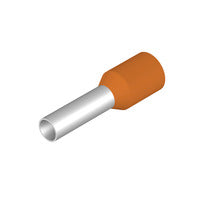 Weidmuller Insulated bootlace ferrule, orange, 4mm