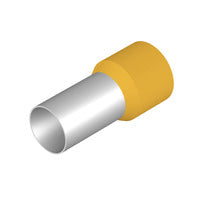 Weidmuller Wire-end ferrule, insulated, yellow, 21mm