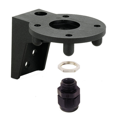 Werma Bracket for base mounting, black, Ø 70mm.