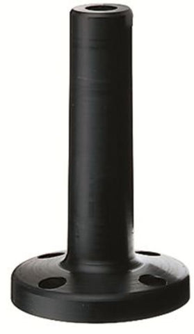 Werma Mounting base with integrated tube, black, Ø 70mm