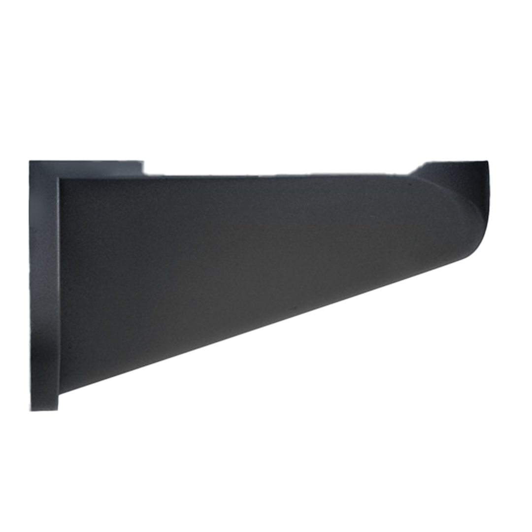 Werma Bracket concealed cable entry, black, 65 x 55 x 30mm