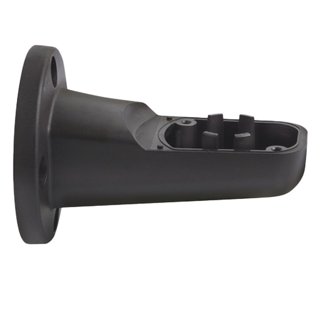 Werma Bracket for 1-sided mounting, black, 70 x 98mm