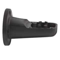 Werma Bracket for 1-sided mounting, black, 70 x 98mm