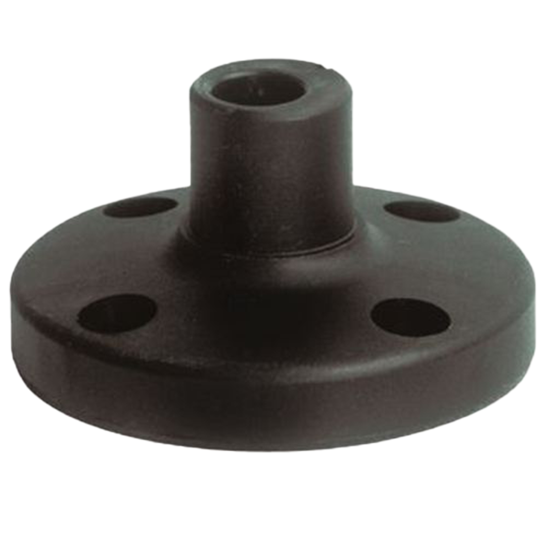 Werma Base for tube, black, Ø 70mm