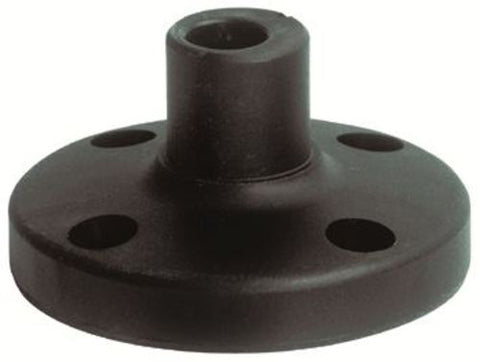 Werma Base for tube, black, Ø 70mm