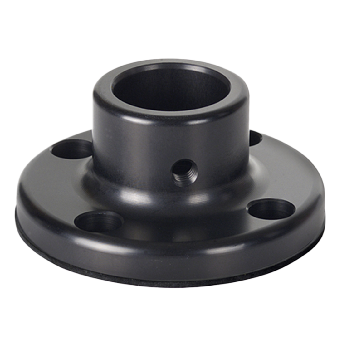 Werma Base for tube, black, Ø 70mm, (H) 31mm