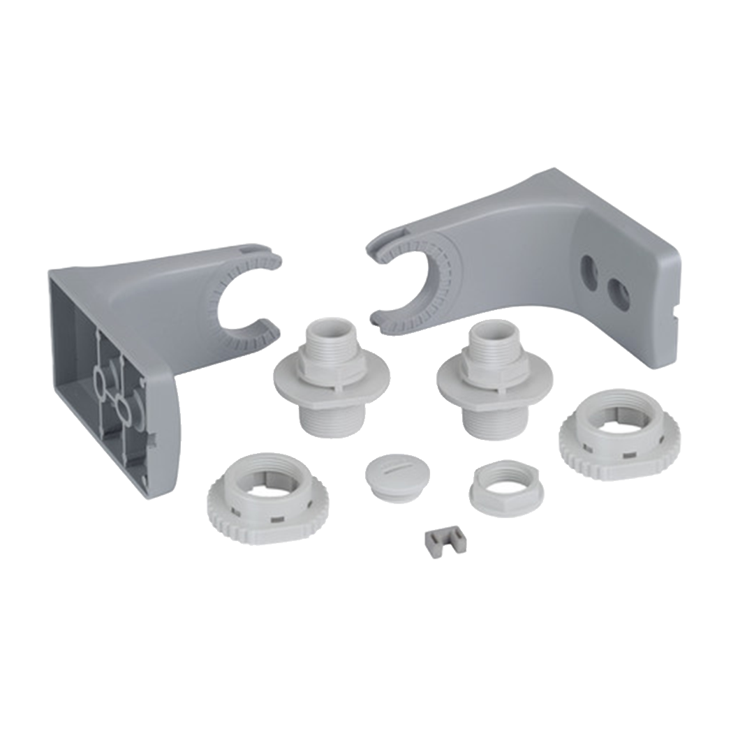 Werma Fixing bow, 1-tier, grey, 55 x 95 x 97mm
