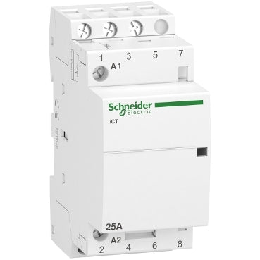 Schneider Contactor, 3-pole, 3NO, 220 - 240VAC, 25A