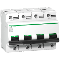 Schneider Miniature circuit-breaker, 4-pole, 10kA, 125A Schneider Electric