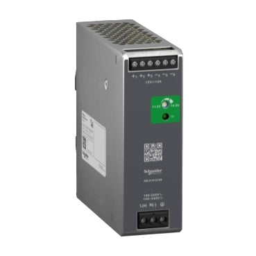 Schneider Regulated power supply, single phase, 12V, 10A