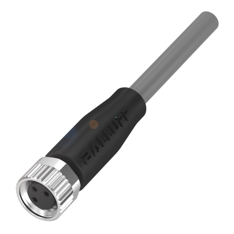Balluff Cordset, M8 female 0deg A-code, 3-pin, 5m Balluff