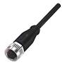 Balluff Cordset, M12 female 0° A-code, 5-pin, 2m
