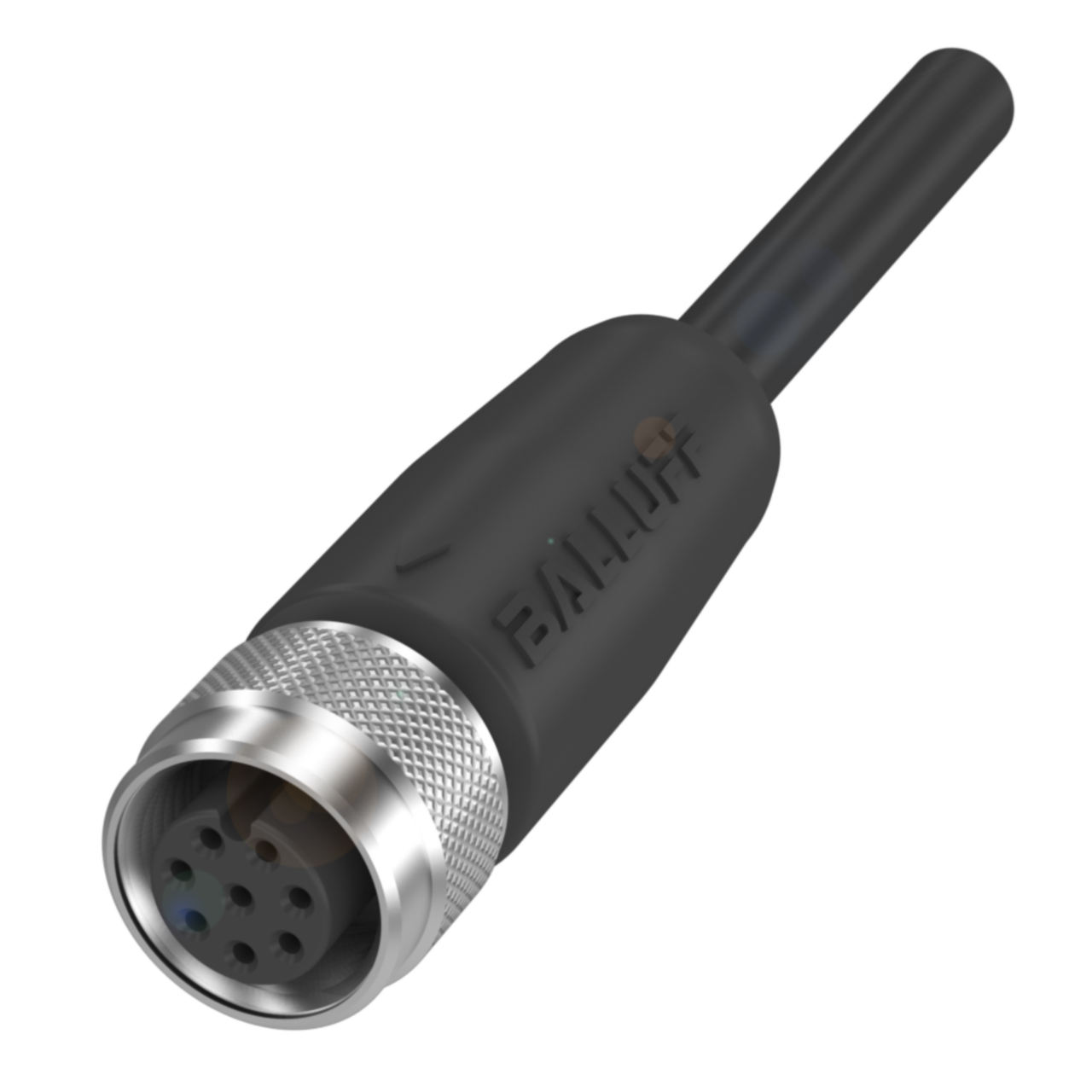 Balluff Cordset, M12 female 0deg A-code, 8-pin, 10m Balluff