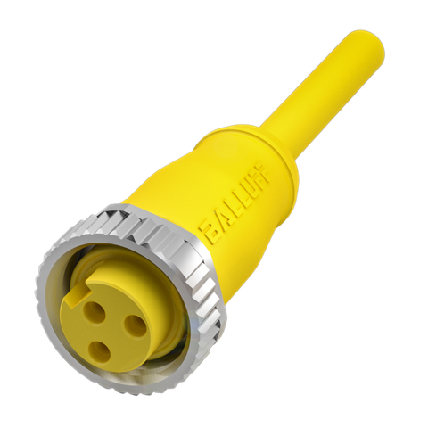 Balluff Cordset, 7/8" female 0deg, 3-pin, 5m