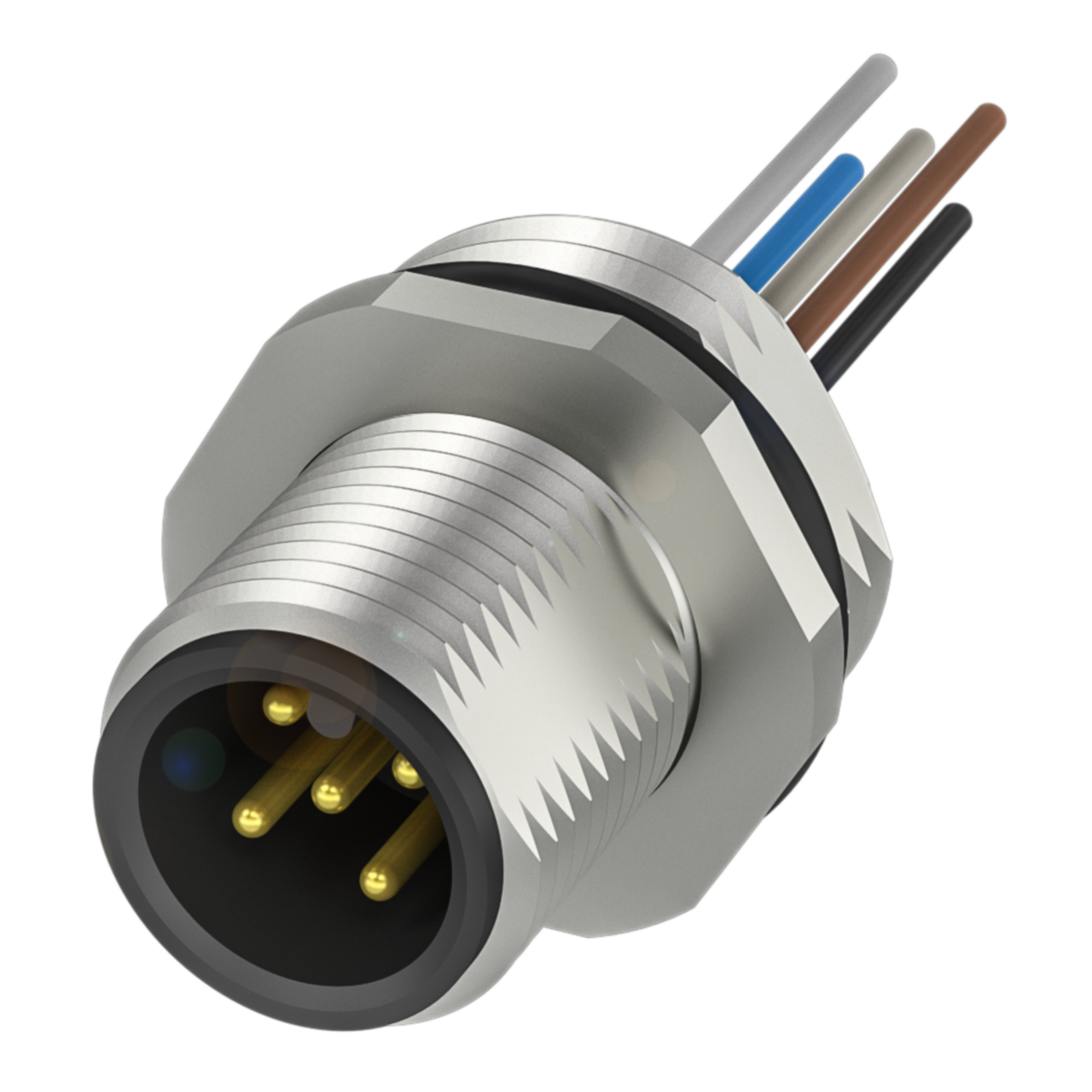 Balluff BCC M455-0000-2A-RM014-005 Receptacle, 0.25mm², 4A Balluff