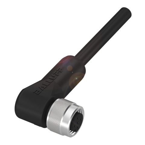 Balluff Cordset, Female, M12  90deg A-code, 5-pin, 10m
