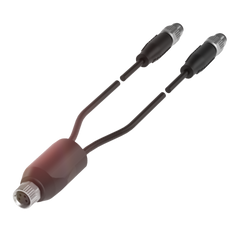 Balluff BCC M314-M313-M313-U2036-0D4 Y-Splitter, black, 0.04m Balluff