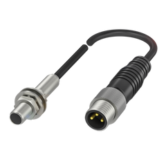 Balluff Inductive standard sensor, PNP, NO, M5, flush, M8 3-pin