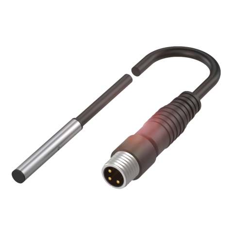 Balluff Inductive standard sensor, PNP, NO, D4.1, flush, M8 3-pin